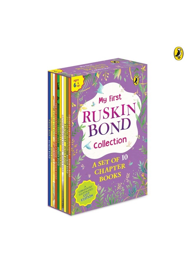 My First Ruskin Bond Collection: A Set of 10 Chapter Books | Gift this full colour, illustrated storybooks set to children